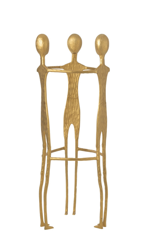 Figure 3 Men Aluminium Gold Colored