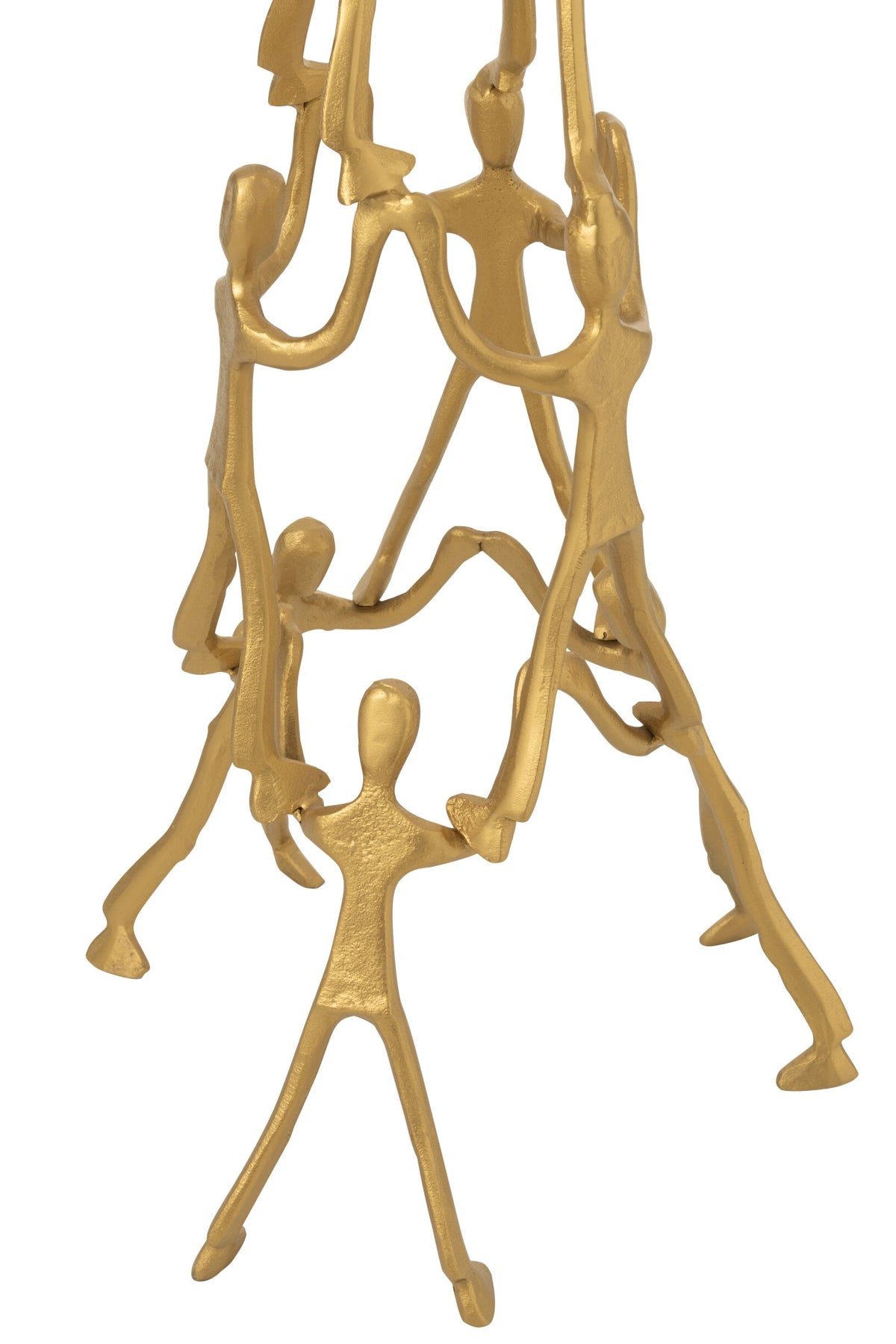 Figure Tower Aluminium Gold Colored