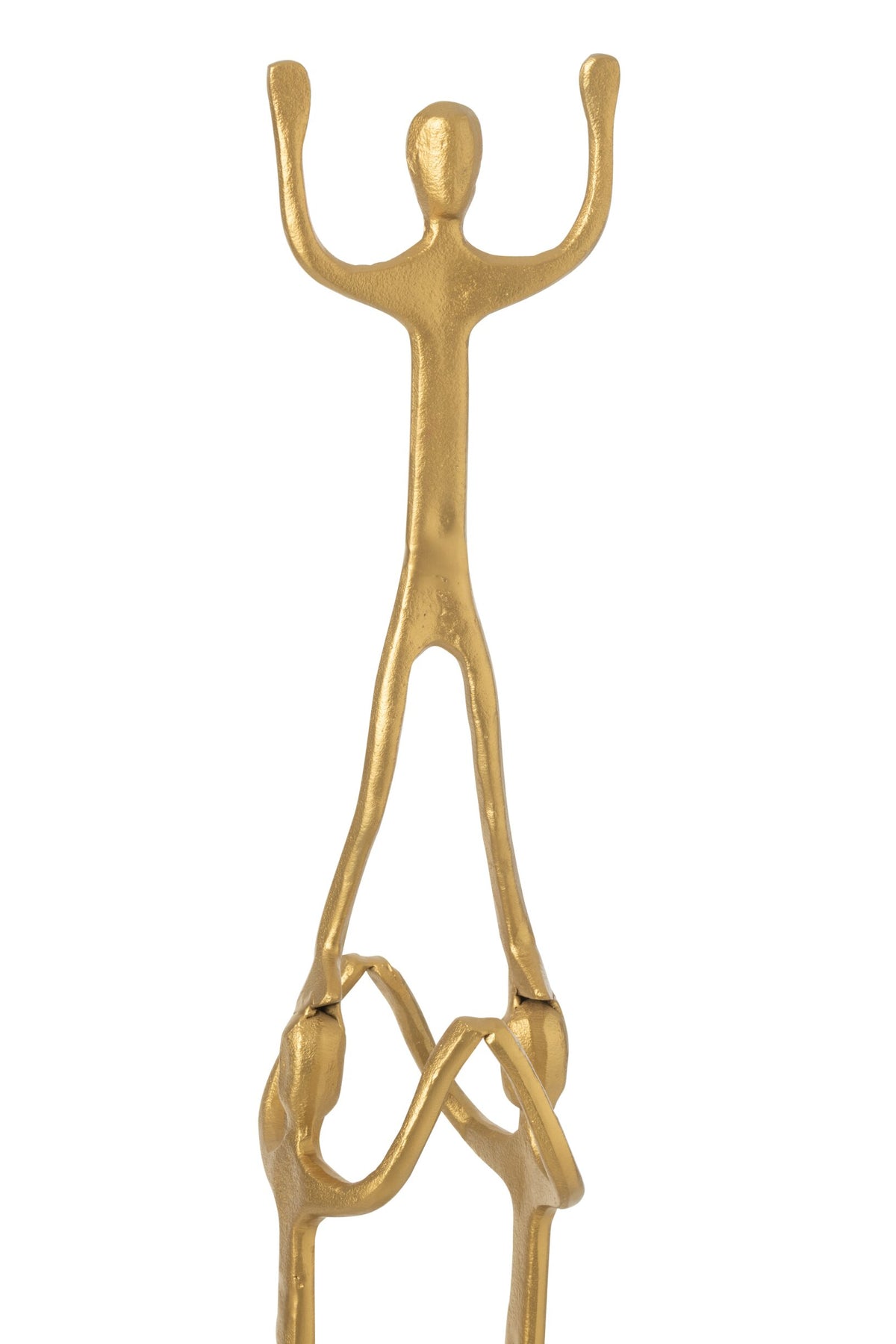 Figure Tower Aluminium Gold Colored