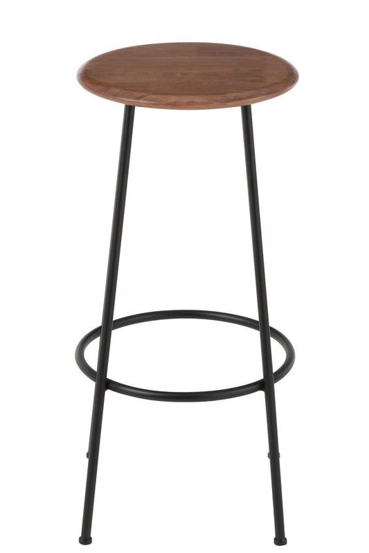 Bar Chair Neo Steel Natural/Black