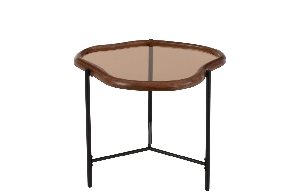Coffee Table Zip Glass Multicolored