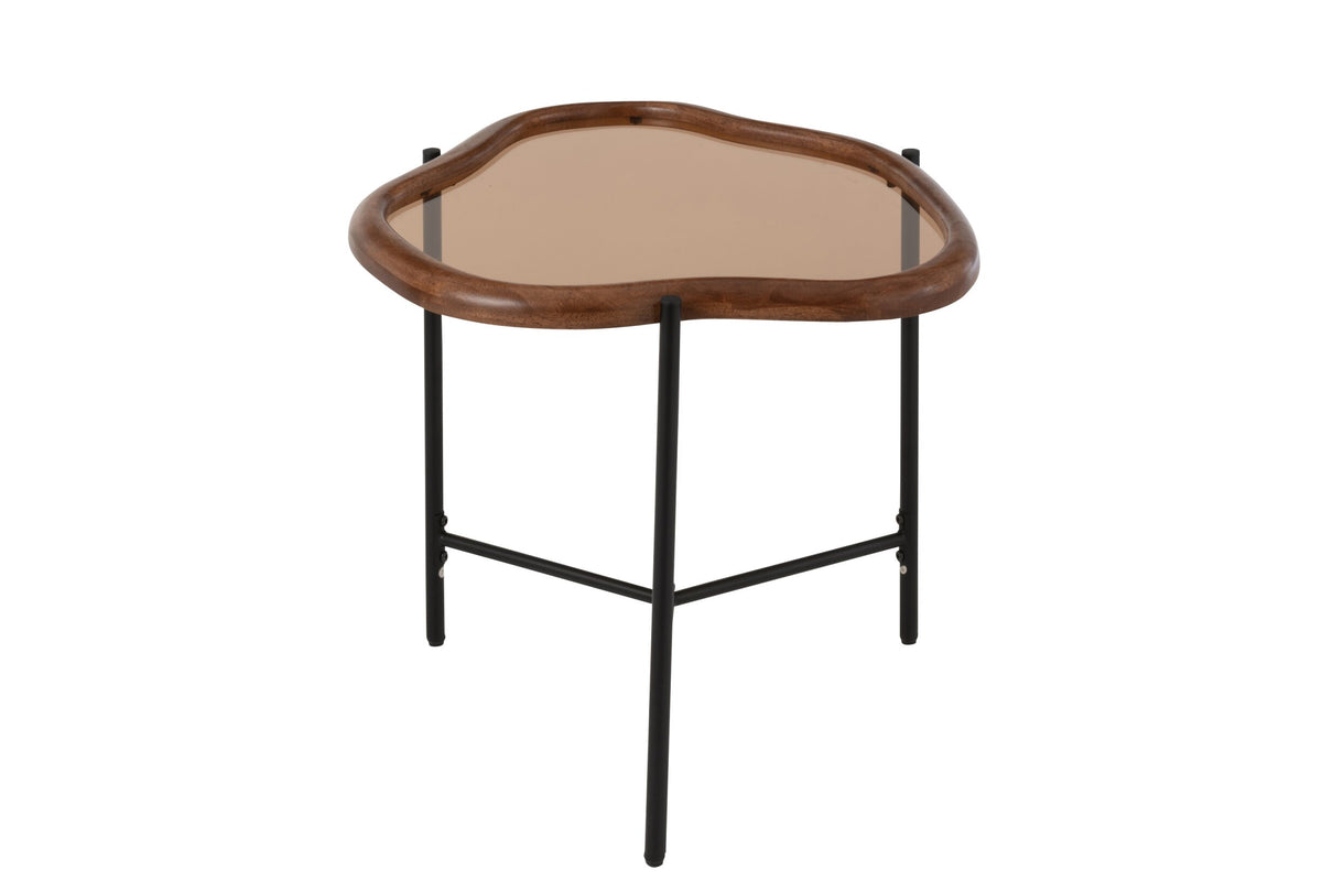 Coffee Table Zip Glass Multicolored