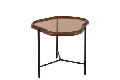 Coffee Table Zip Glass Multicolored