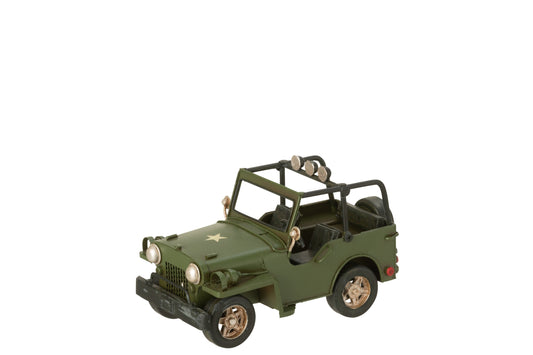 4X4 Antique Metal Khaki Green