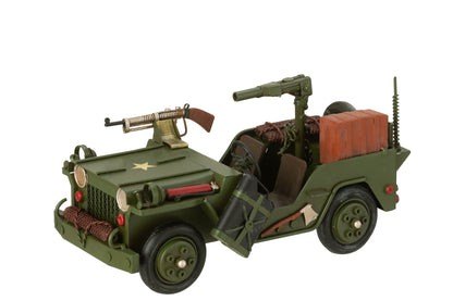 4X4 Antique Metal Khaki Green