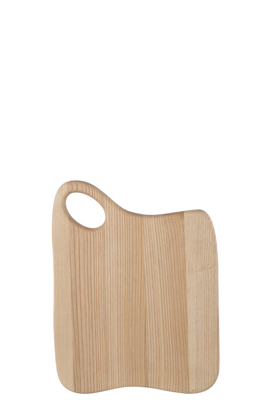 Planche à découper Nam irrégulière en bois de frêne naturel petite