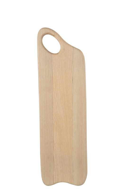 Planche à découper Nam irrégulière en bois de frêne naturel grande