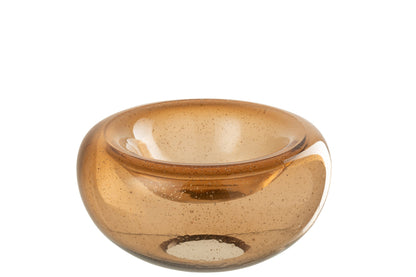 Sierschaal Carol Glas Caramel Small