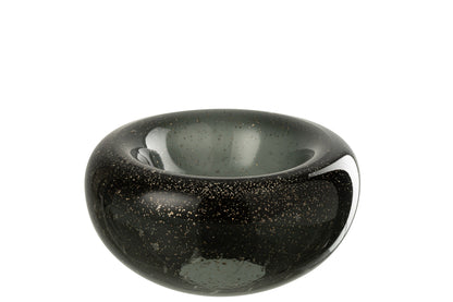 Sierschaal Carol Glas Zwart Small