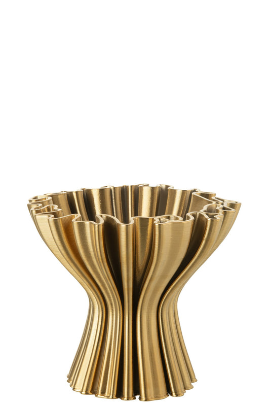 Vase 3d Printing Irregular Stoneware Gold