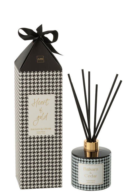 Geurverspreider Heart Of Gold Geurolie Wit/Zwart