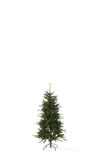 Christmas Tree 160 LED Artificial Dark Green Small