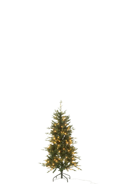 Christmas Tree 160 LED Artificial Dark Green Small