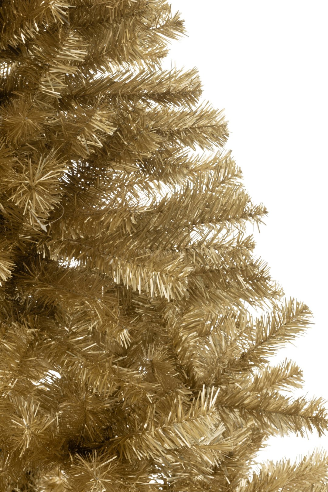 Christmas Tree Artificial PVC Gold Colored Medium