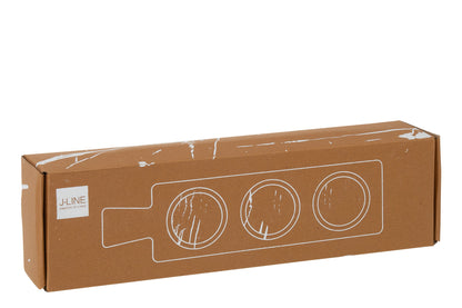 Kruiden set marmer naturel/beige