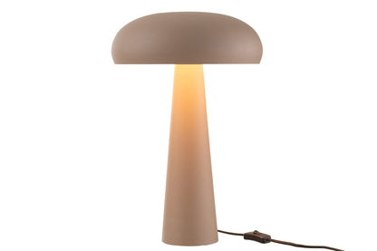 Table lamp iron taupe