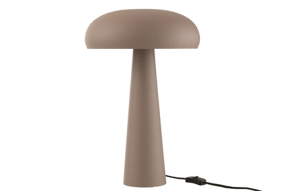 Table lamp iron taupe