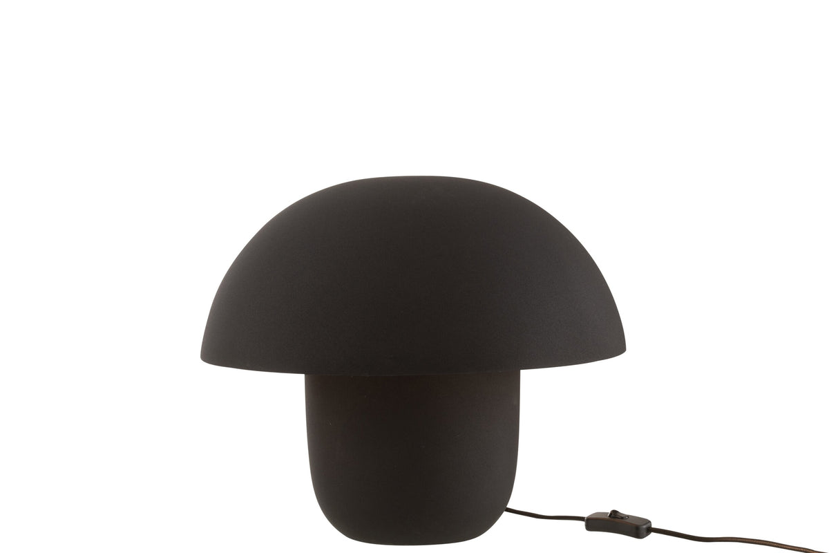 Table lamp iron black medium