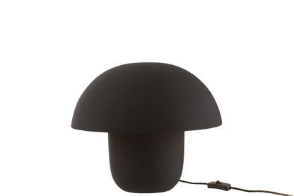 Table lamp iron black medium