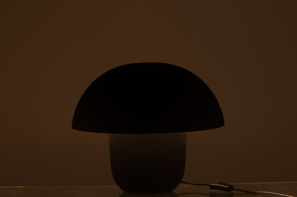 Table lamp iron black medium