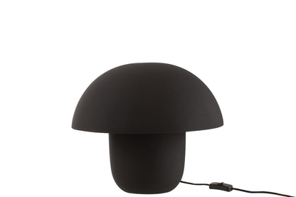 Table lamp iron black medium