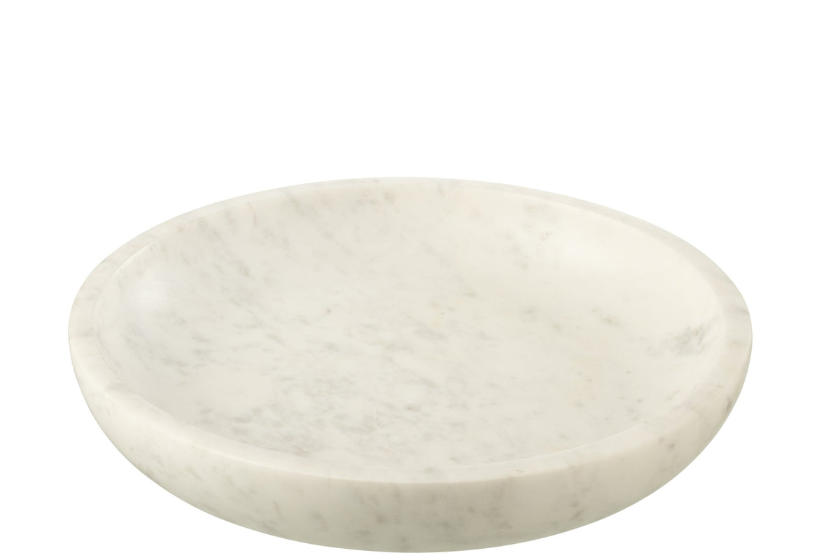 Serving Bowl Marble White