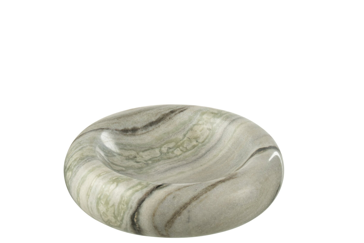 Serving Bowl Marble Black/Light Grey Small