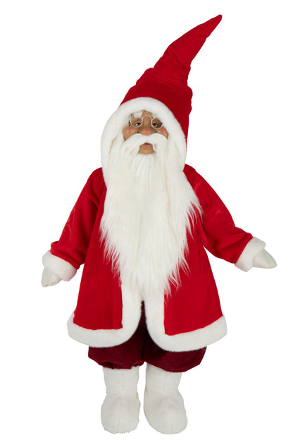 Santa Claus Glasses Polyester Red/White