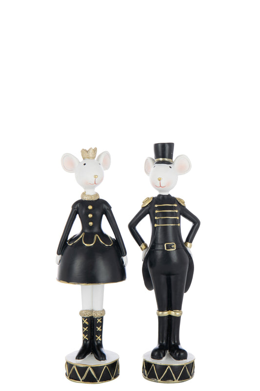 Mouse Musician Polyresin Multicolored Large Assortment Of 2