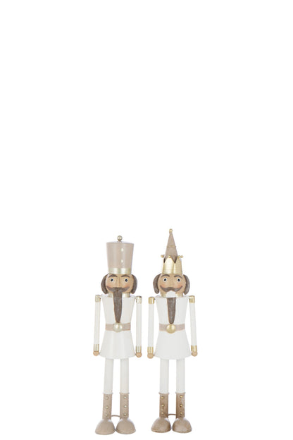 Nutcracker Moustache Metal Multi Small Assortment Of 2