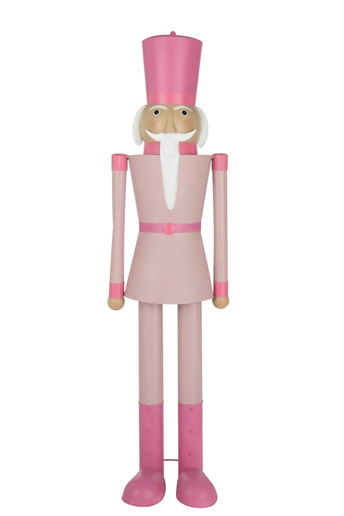 Nutcracker Moustache Metal Pink Large