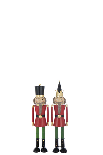Nutcracker Moustache Metal Multi Small Assortment Of 2