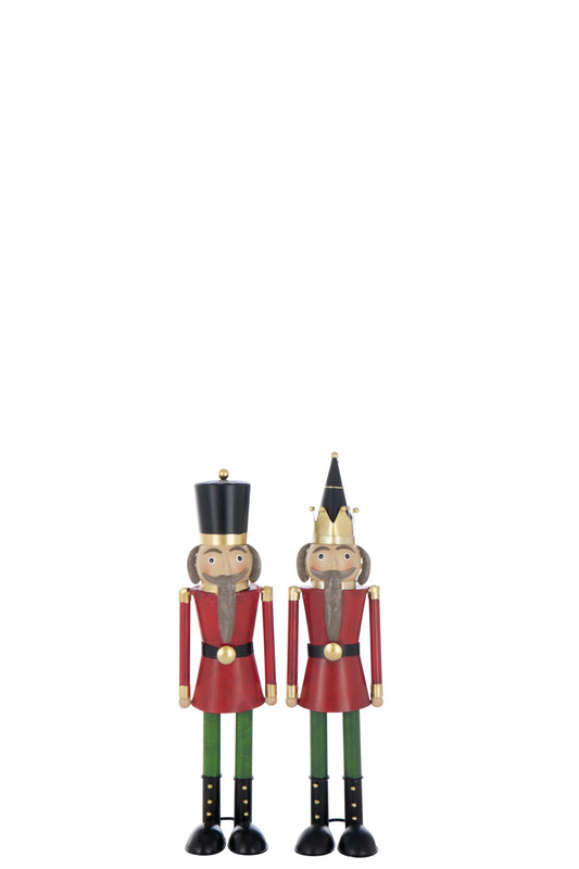 Nutcracker Moustache Metal Multi Small Assortment Of 2