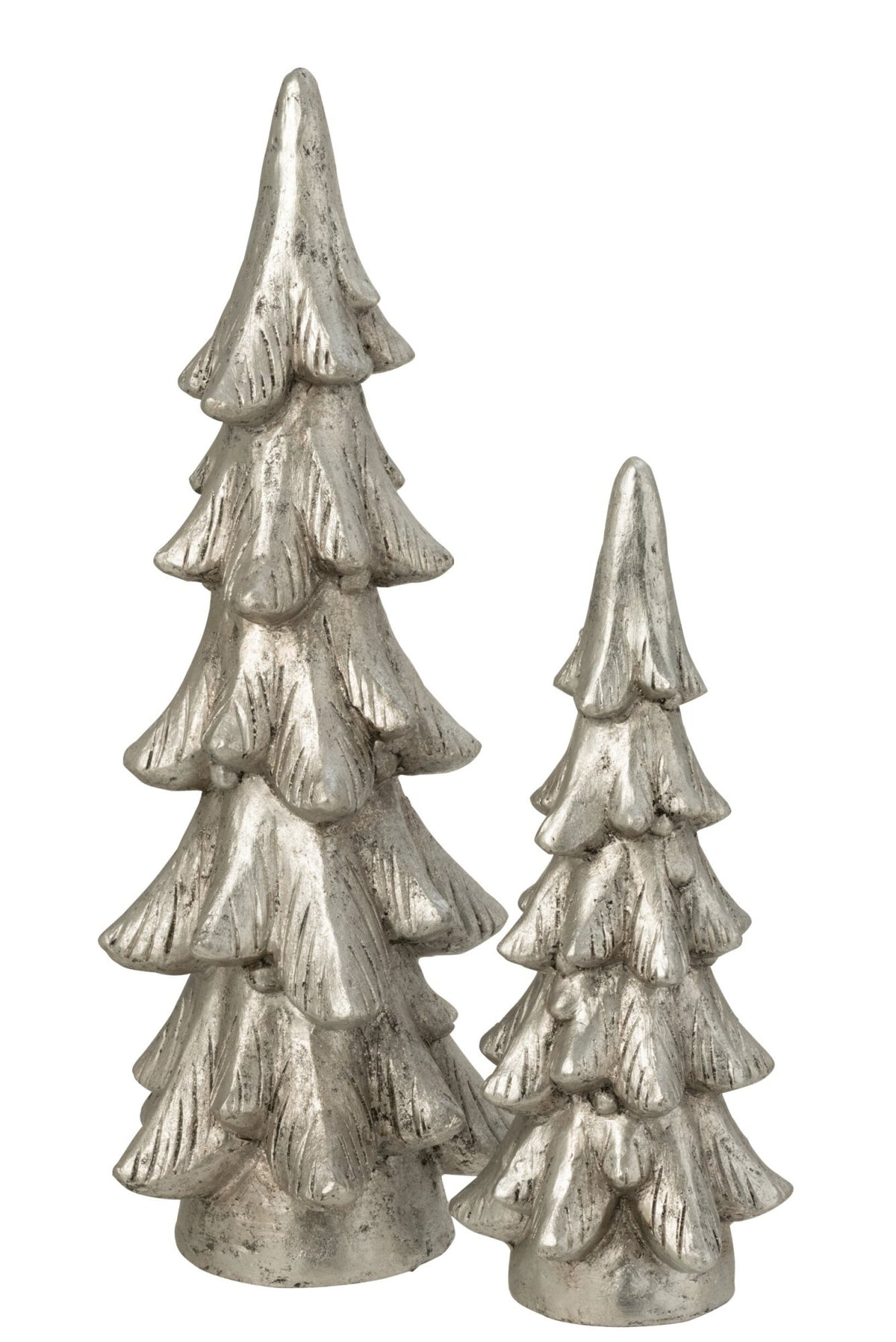 Christmas Tree On Base Magnesium Silver Colored Large