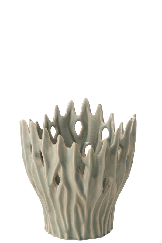 Vase Amy Porcelain Light Blue Small