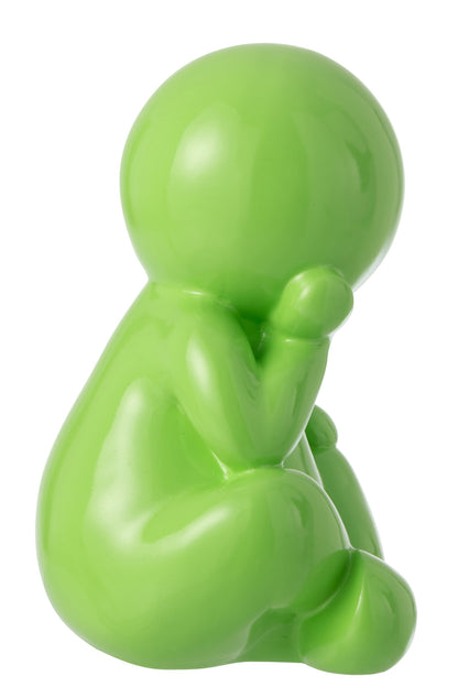 Figurine Marcel Resin Green