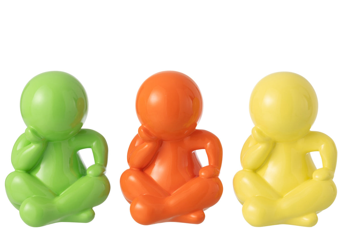Figurine Marcel Resin Green