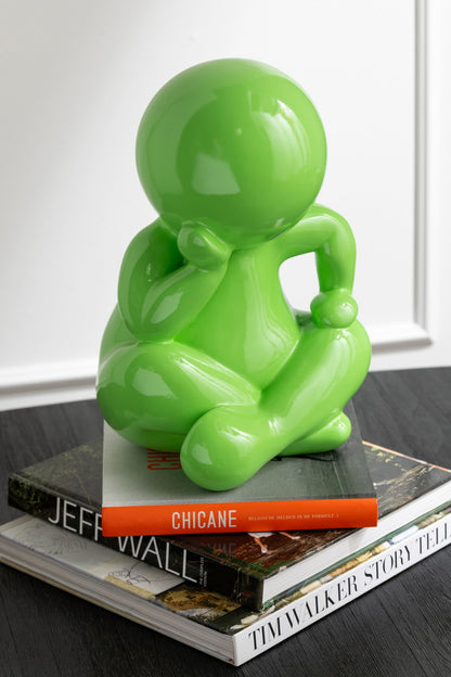 Figurine Marcel Resin Green