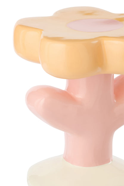 Side Table Flower Ella Fibreglass Multi