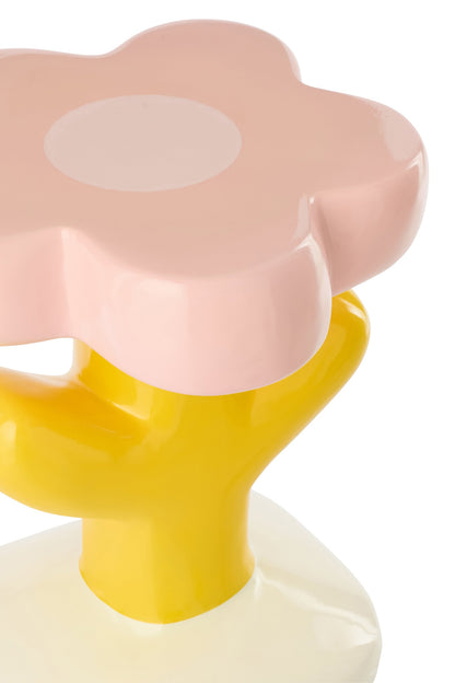 Side Table Flower Mia Fibreglass Multi