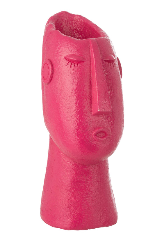 Vase Face Outdoor MgO Fuchsia
