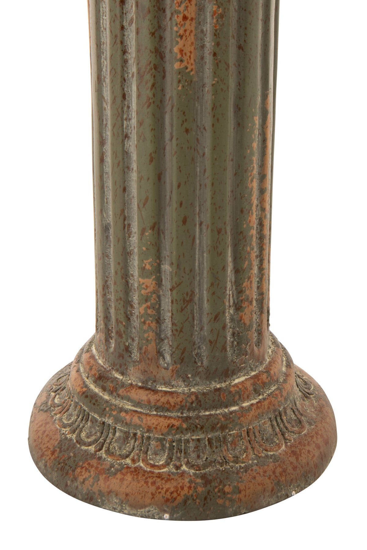 Pedestal Antique Outdoor Magnesium Dark Green
