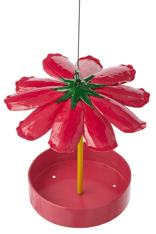 Bloem metaal meerkleurig assortiment van 3