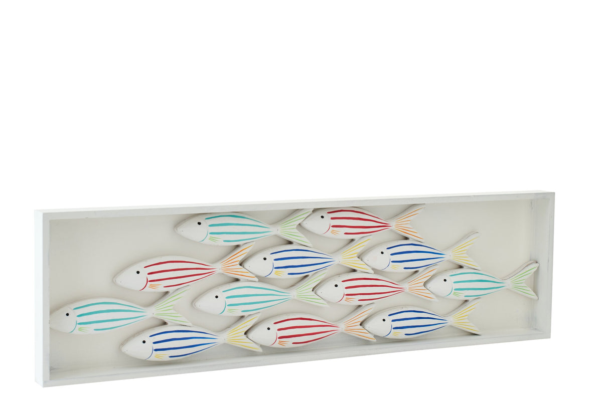 Wall Objects Fish MDF Multi