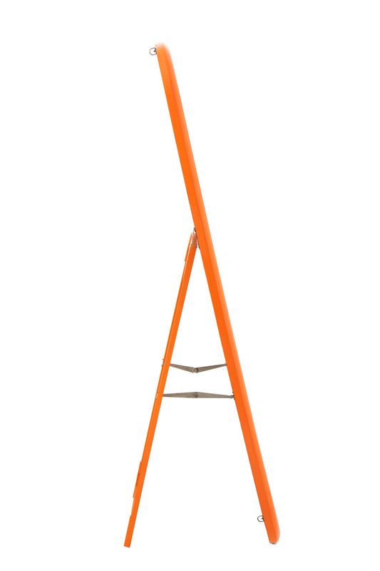Wall Mirror Rectangle Mdf/Paint Orange