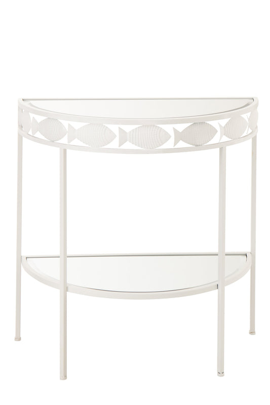 Console Fish Iron White