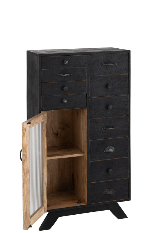 Cabinet Mango Wood Black
