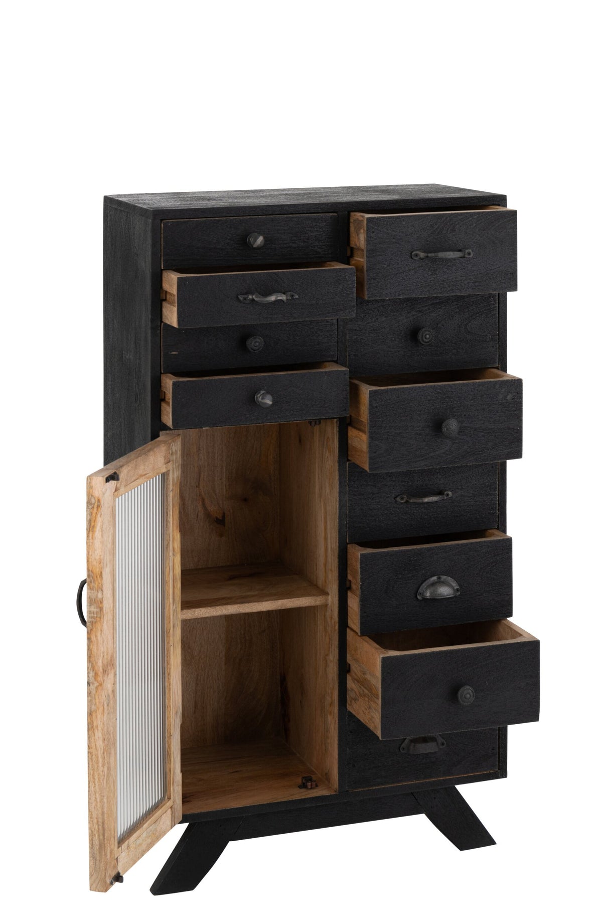 Cabinet Mango Wood Black