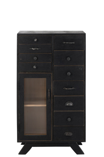 Cabinet Mango Wood Black