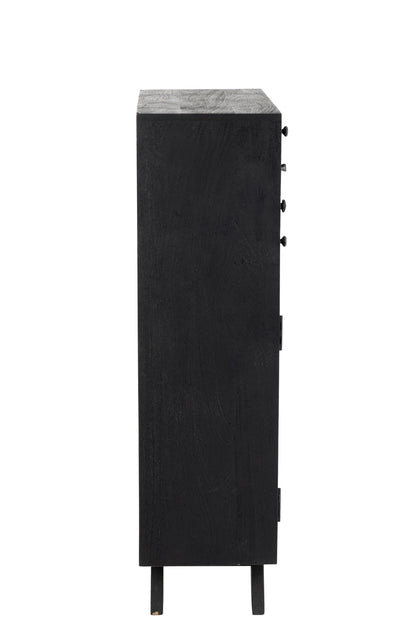 Cabinet Mango Wood Black